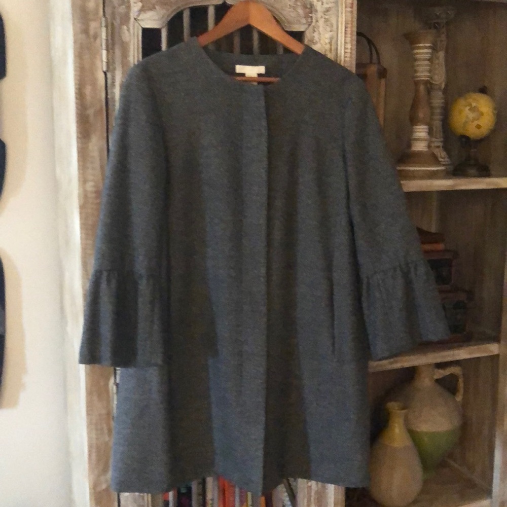 Wool blend 3/4 length coat